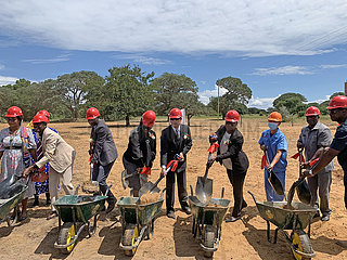 Namibia-Kavango West-China-ländliche Schulen-Bau