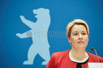Berlin  Deutschland - Franziska Giffey  die Regierende Buergermeisterin von Berlin