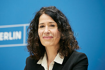 Berlin  Deutschland - Bettina Jarasch  Senatorin fuer Umwelt  Mobilitaet  Verbraucher- und Klimaschutz.