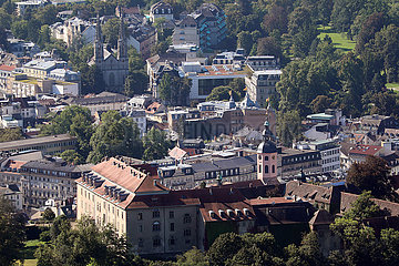 Baden-Baden  Deutschland  Blick auf die Stadt