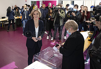 Frankreich-Präsidentschaftswahlen - First Rund-Abstimmung