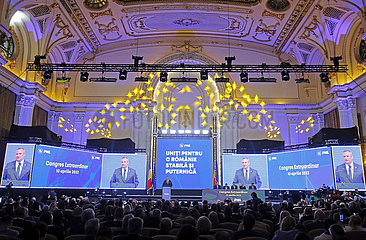 Rumänien-Bukarest-PNL-neuer Führer