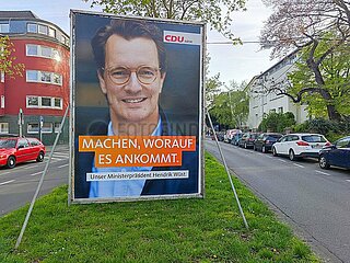 CDU-Plakat zur NRW-Landtagswahl 2022