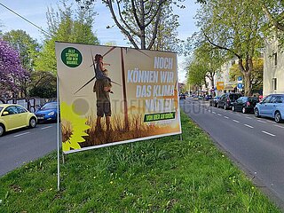 Gruenen-Plakat zur NRW-Landtagswahl 2022