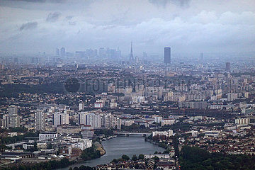 Paris  Frankreich  Blick auf die Stadt
