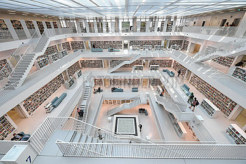 Deutschland-Stuttgart-Bibliothek