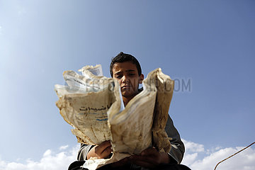 Jemen-al-Radhmah- 'Trümmerschule'