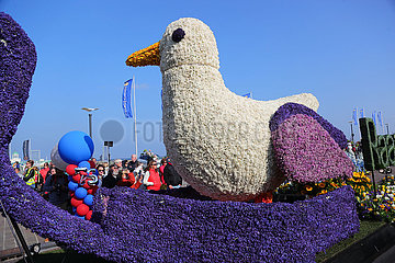 Niederlande-Noordwijk-Blumenparade