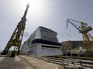 Malta-Valletta-Red China Dock