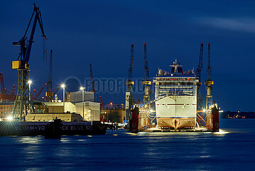 Hamburger Hafen.