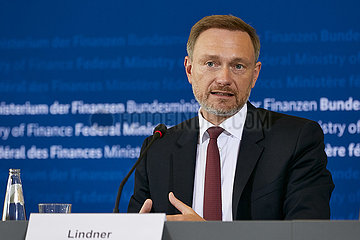 Berlin  Deutschland - Bundesfinanzminister Christian Lindner.