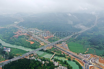 China-Guangxi-bama County-Road-Netzwerk (CN)