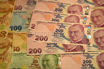 Türkei-iistanbul-türkisches Lira