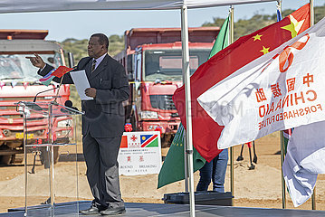 Namibia-Windhoek-China-unterstütztes Infrastrukturprojekt