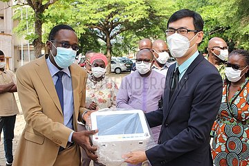 Benin-Cotonou-China-Vaccine-Medical Equipment-Donation