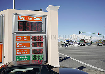 U.S.-CALIFORNIA-MILLBRAE-GASOLINE PRICES-RECORD HIGH