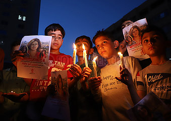 Midost-Gaza City-Candlelight Vigil