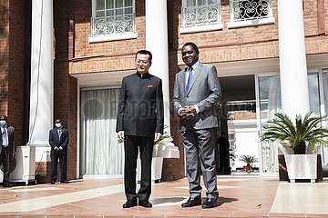 ZAMBIA-LUSAKA-CHINESE AMBASSADOR-LETTER OF CREDENCE-PRESENTING