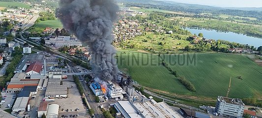 Slowenien-chemische Fabrik-Explosion
