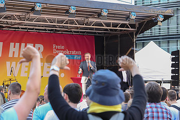 NRW-Landtagswahlkampf-Endspurt der FDP in Düsseldorf