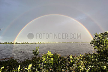 USA-Washington  D.C.-Double Rainbow