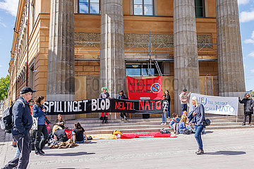 Schweden-Stockholm-Nato-Anwendungs-Protest