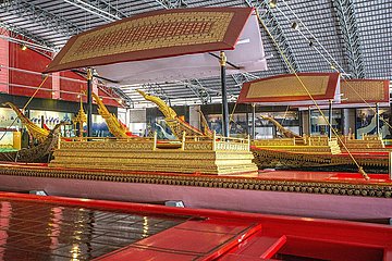 Thailand-Bangkok-Nationales Museum der königlichen Lastkähne