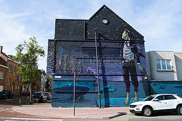 Belgien-Ostendenstraße Kunst