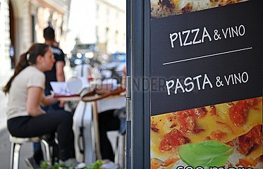 Italien-Rome-Pasta-Weiß-Preis steigend