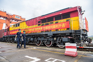 China-Chongqing-Cargo Train-Quick Channel-Launch (CN) China-Chongqing-Cargo Train-Quick Channel-Launch (CN) China-Chongqing-Cargo Train-Quick Channel-Launch (CN)