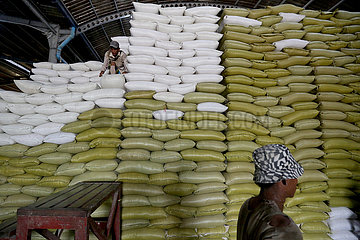 Myanmar-Yangon-Rice Export