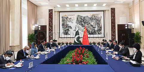 China-Guangzhou-Wang Yi-Pakistan-FMS-Talks (CN)