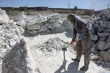 Afghanistan-Kabul-Stone-Verarbeitungsanlage