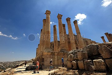 Jordan-Jerash-römisch-archäologischer Ort-Tourismus