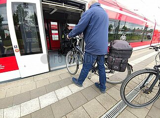 Fahrradmitnahme in einem Regionalzug