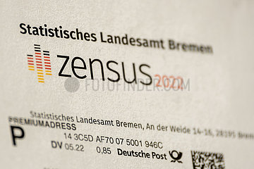 Deutschland  Bremen - Schreiben zum Zensus 2022 vom Statistischem Landesamt Bremen