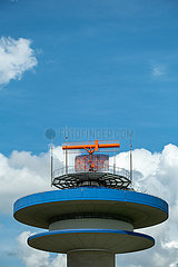 Deutschland  Stuhr - Radarturm des Bremer Flughafen