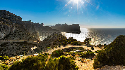 Spain  island of Mallorca. the Formentor cape