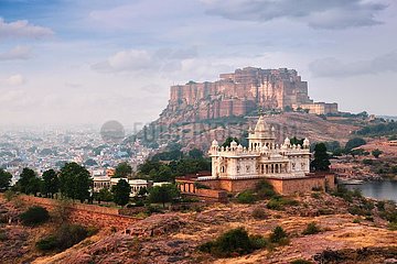 Jaswanth Thada mausoleum  Jodhpur  Rajasthan  India