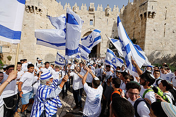Midost-Jerusalem-Jerusalem Day-Flag March-Clashes