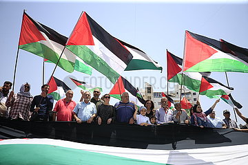 Libanon-Sidon-Palästinenser-Protest-Libanon-Sidon-Palästinsin-Protest
