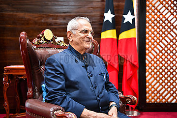 Timor Leste-Dili-President-China-Interview