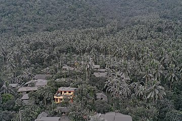 Philippinen-Bulusan Vulcano-Erupion