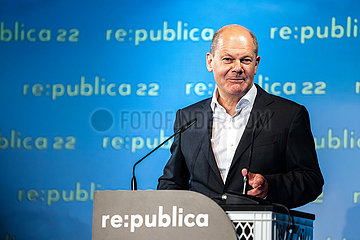 re:publica Berlin 2022 - Tag 2 - Olaf Scholz