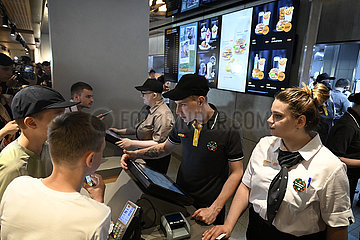 Russland-Moskau-McDonald's Nachfolger