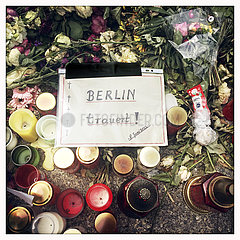 Aftermath of car strikes  Berlin