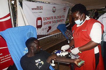 Uganda-Kampala-Welt-Blutspendertag