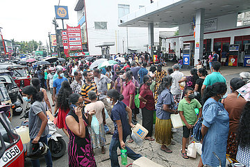 SRI LANKA-ECONOMIC CRISIS-GAS SHORTAGE