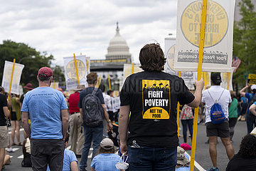 US-Washington  D.C.-Rally-Low-Einkommen