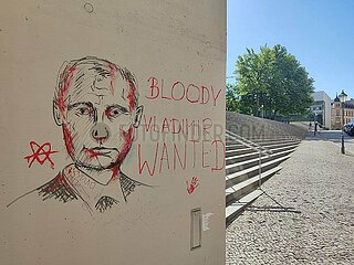 Anti-Putin-Graffiti